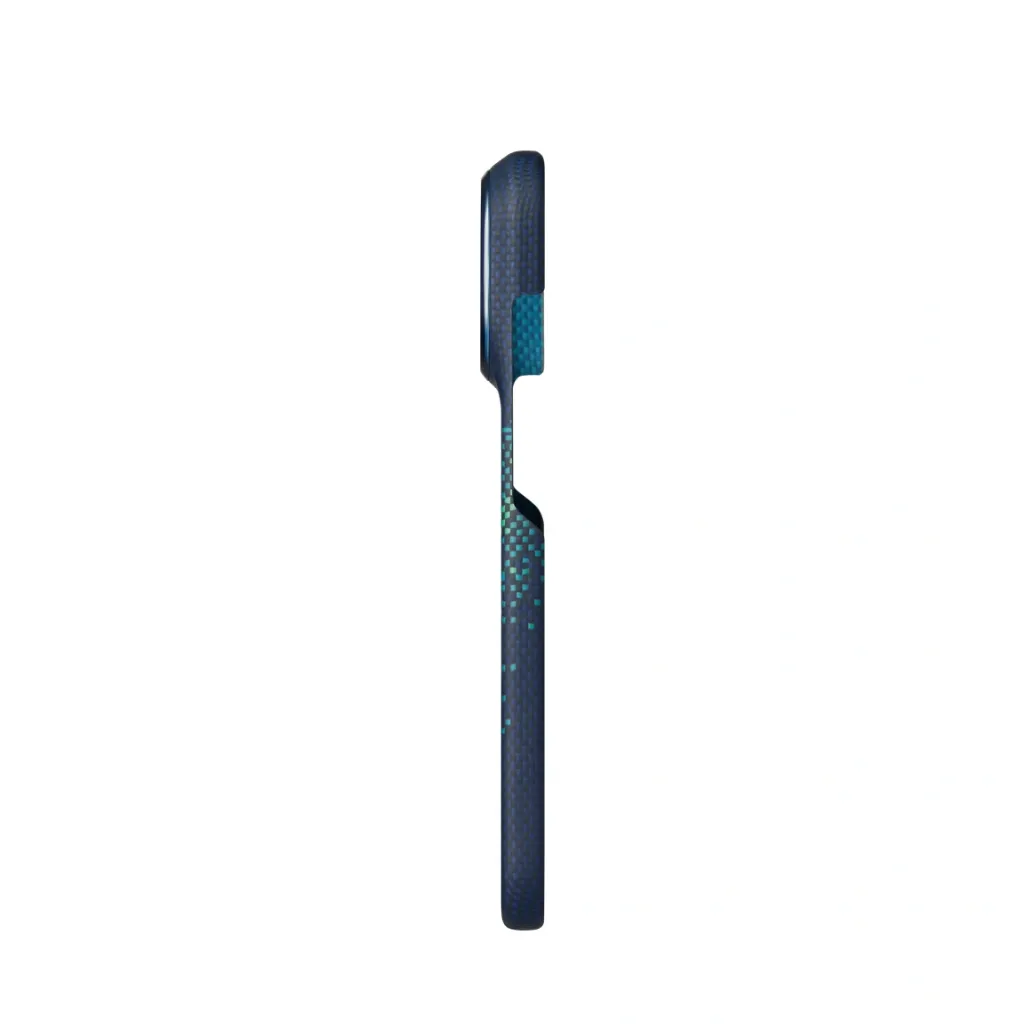 Pitaka Edge Case For iPhone 18 Pro - Nearfield Blue (PitaTap)-5.webp