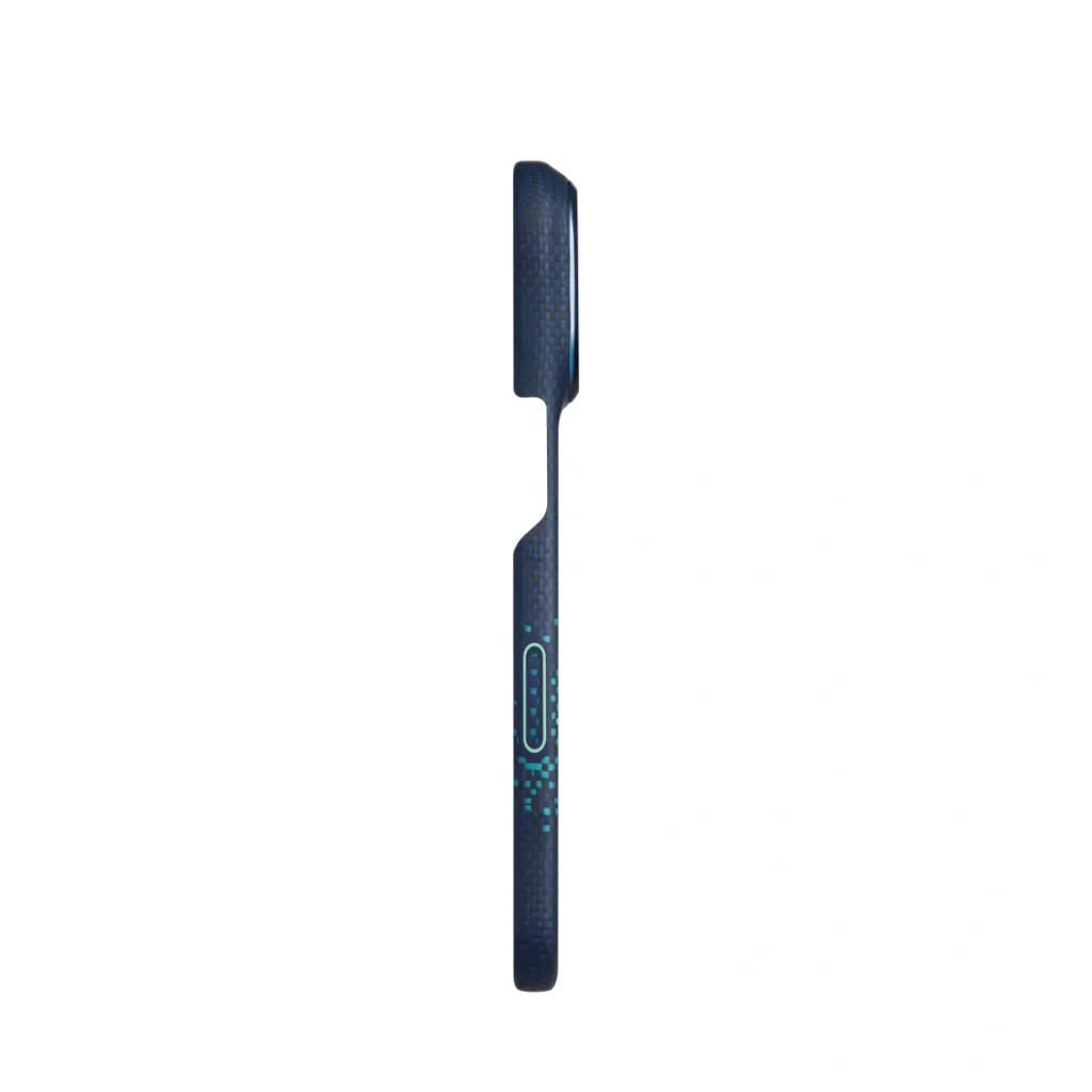 Pitaka Edge Case For iPhone 18 Pro - Nearfield Blue (PitaTap)-6.webp