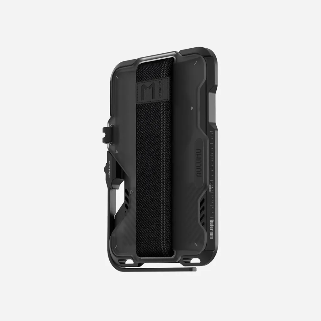 Multi Tool Magnetic Metal Wallet Frosted Cover  MagSafe - Translucent Gray-3.webp