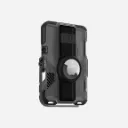 Multi Tool Magnetic Metal Wallet Frosted Cover  MagSafe - Translucent Gray-4.webp