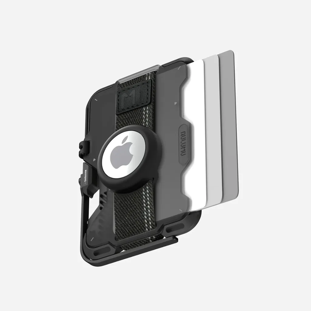 Multi Tool Magnetic Metal Wallet Frosted Cover  MagSafe - Translucent Gray-5.webp