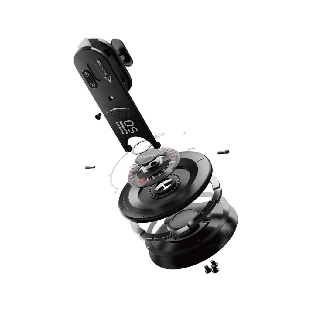 Aulumu G05 Air 5-in-1 Multifunctional Magnetic Phone Stand - Midnight Black-4.webp