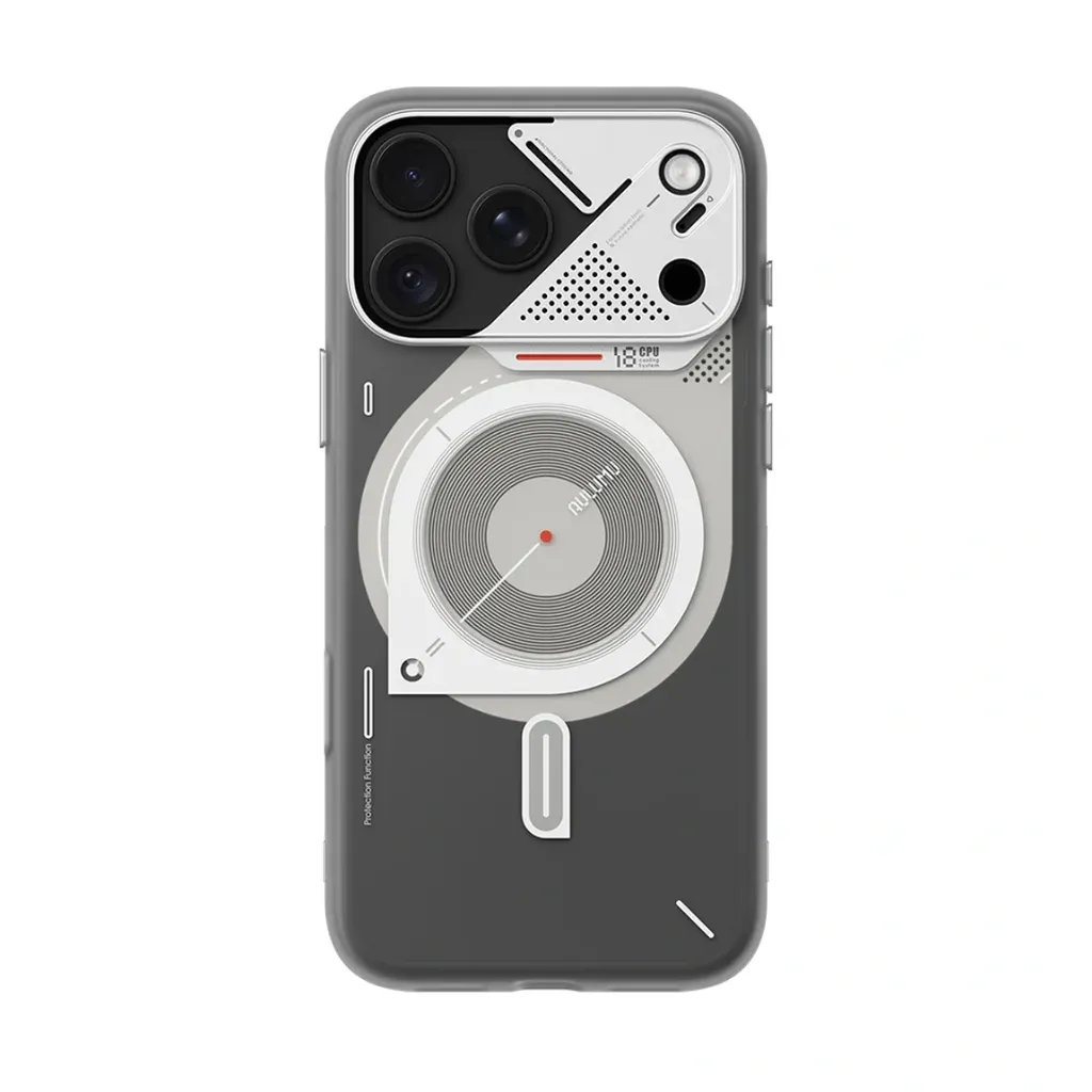 Aulumu A18 Hyper Frosted Case for iPhone 18 Pro Max - Translucent White-3.webp