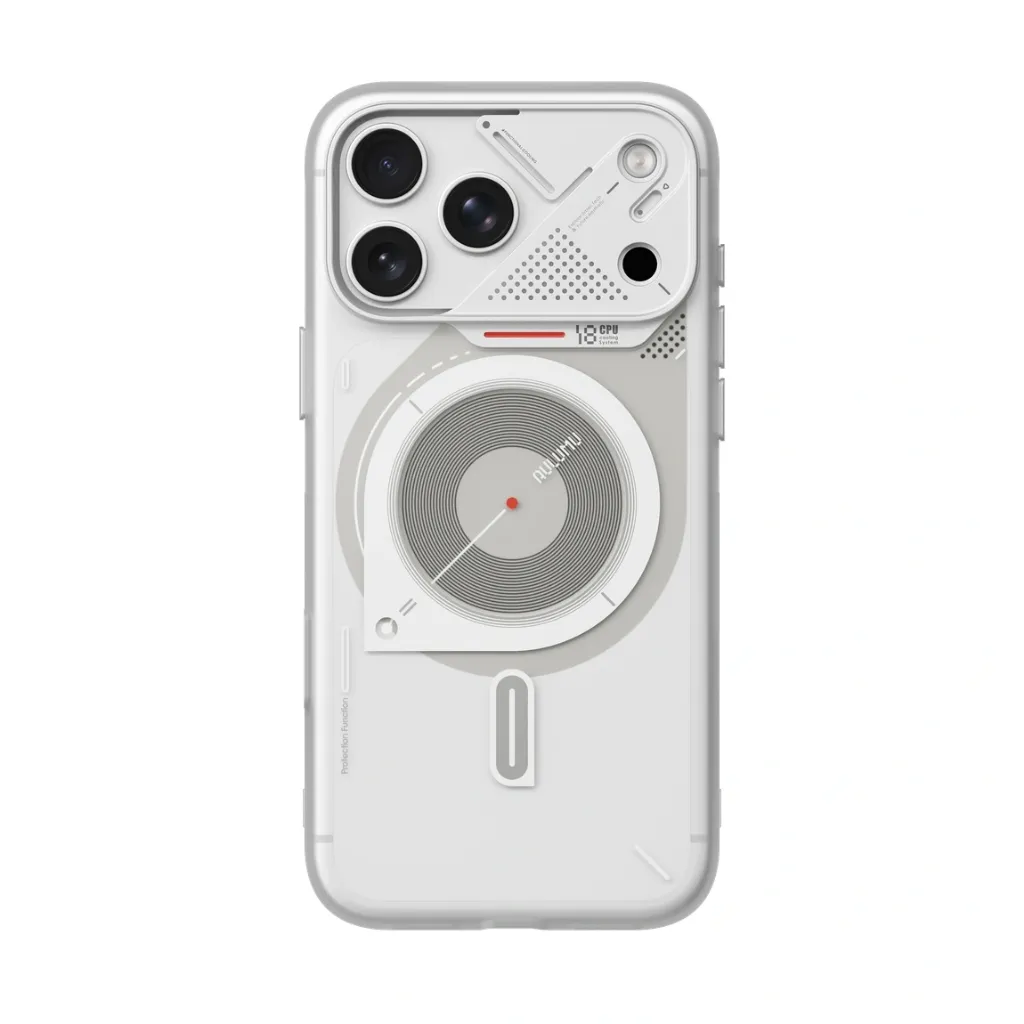 Aulumu A18 Hyper Frosted Case for iPhone 18 Pro Max - Translucent White-5.webp