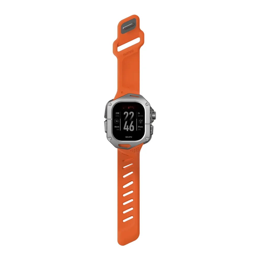 Aulumu A01 case with Titanium Cover+Orange Band-9.webp
