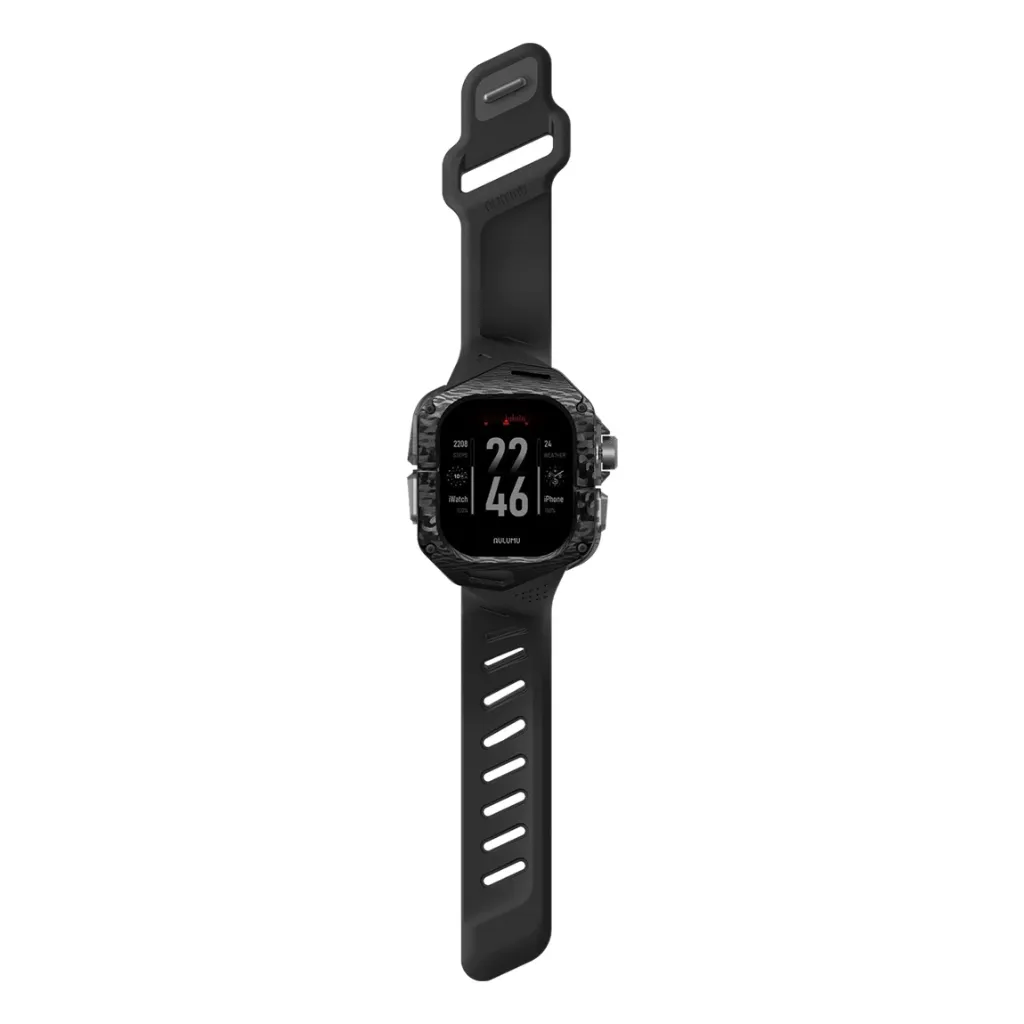 Aulumu A01 case with Carbon Fiber Cover+Black Band-2.webp