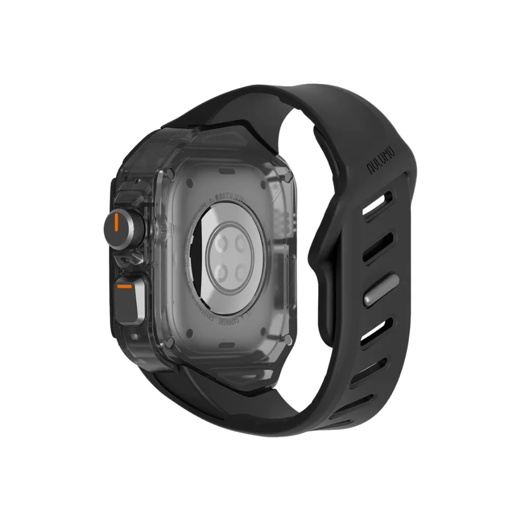 Aulumu A01 case with Carbon Fiber Cover+Black Band-3.webp
