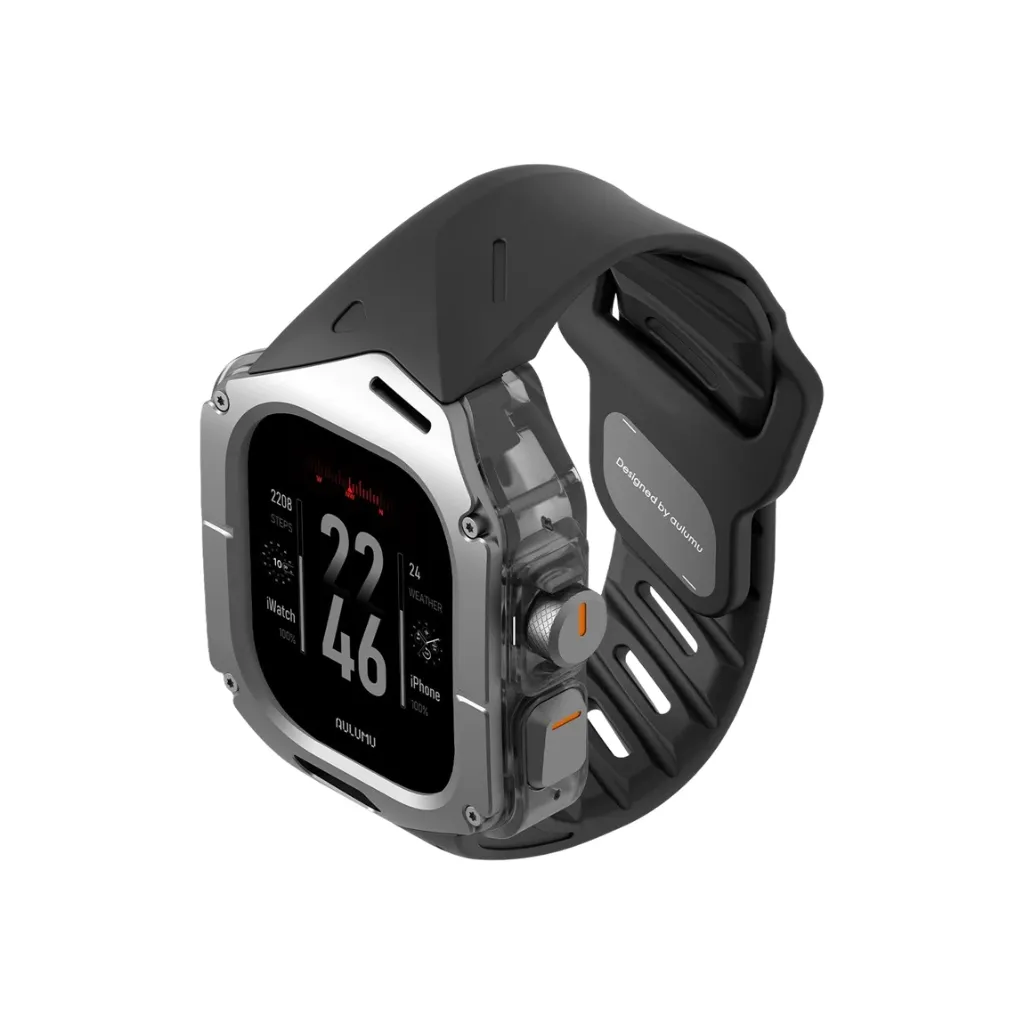 Aulumu A01 case with Titanium Cover+Black Band-5.webp