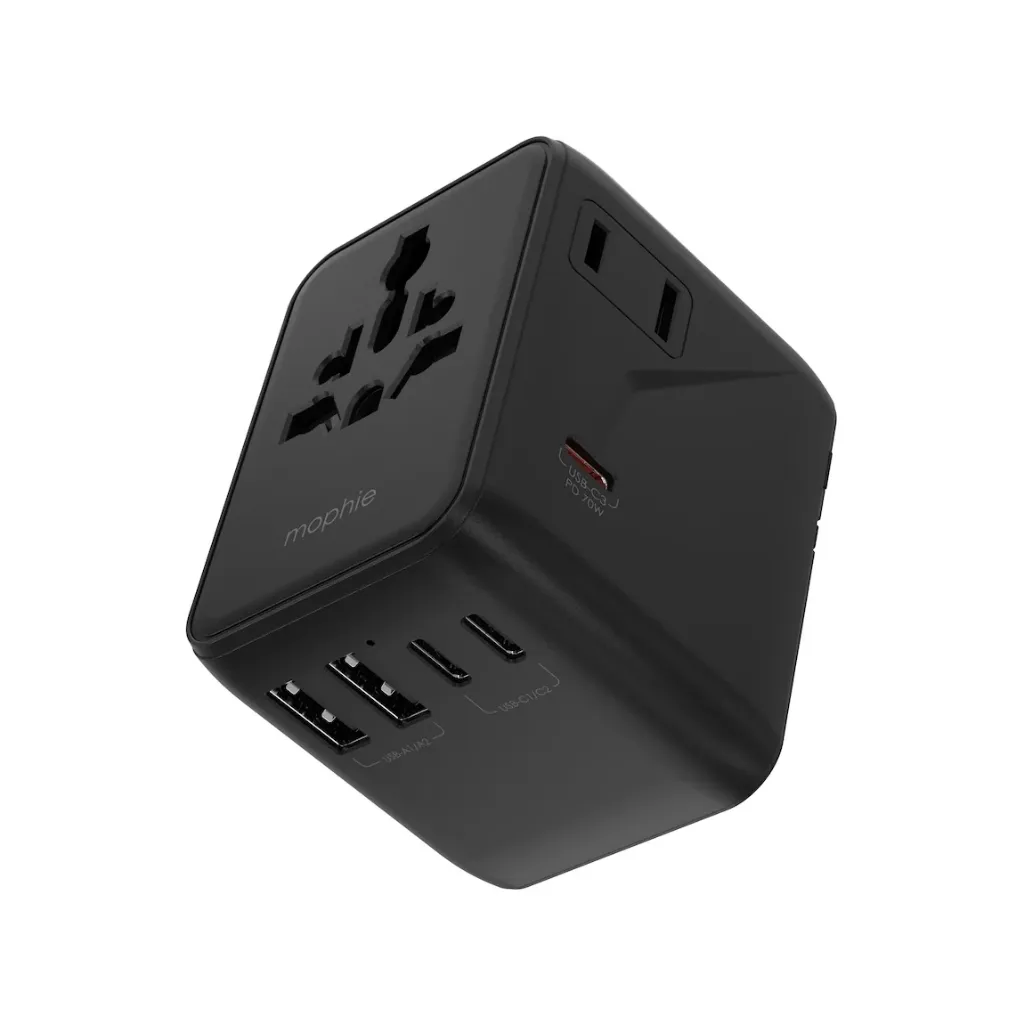 Mophie Essentials 70W GaN 5 Ports + AC Travel Adapter-8.webp