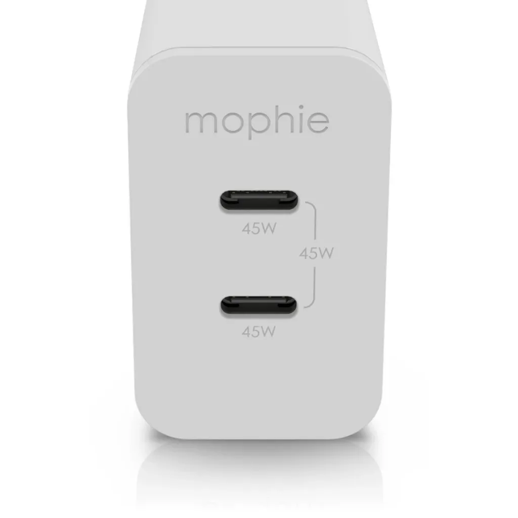 Mophie 45W 2Port GaN Fast Wall Adapter-2.webp