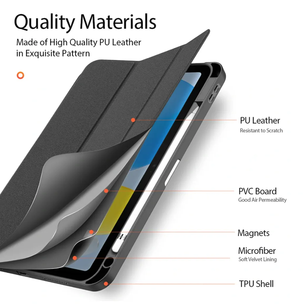 Dux Ducis Domo Tablet Case for iPad 10 (2022) & iPad 11 (2025) Black-6.webp