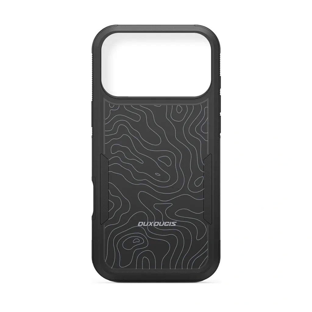 DUX DUCIS SHLD Series For iPhone 17 Pro Max Magnetic Case (Contour Pattern) - BLACK-4.webp