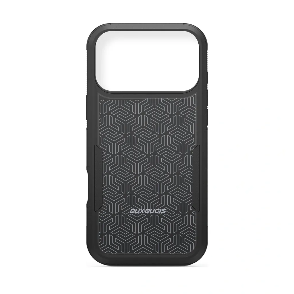Dux Ducis Shld Apple Case iPhone 17 Pro Max (Triangle Pattern) - Black-4.webp