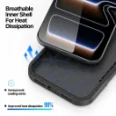 Dux Ducis Shld Apple Case iPhone 17 Pro Max (Triangle Pattern) - Black-9.webp