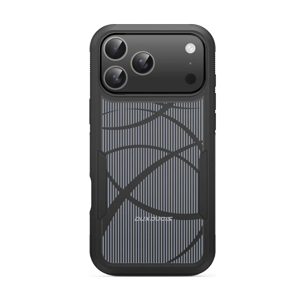 Dux Ducis Shld Apple Case iPhone 17 Pro Max (Rhythm Pattern) - Black-2.webp