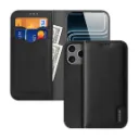 Dux Ducis Hivo Genuine Leather Book Case - iPhone 17 Pro Max - BLACK-2.webp
