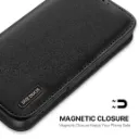 Dux Ducis Hivo Genuine Leather Book Case - iPhone 17 Pro Max - BLACK-6.webp