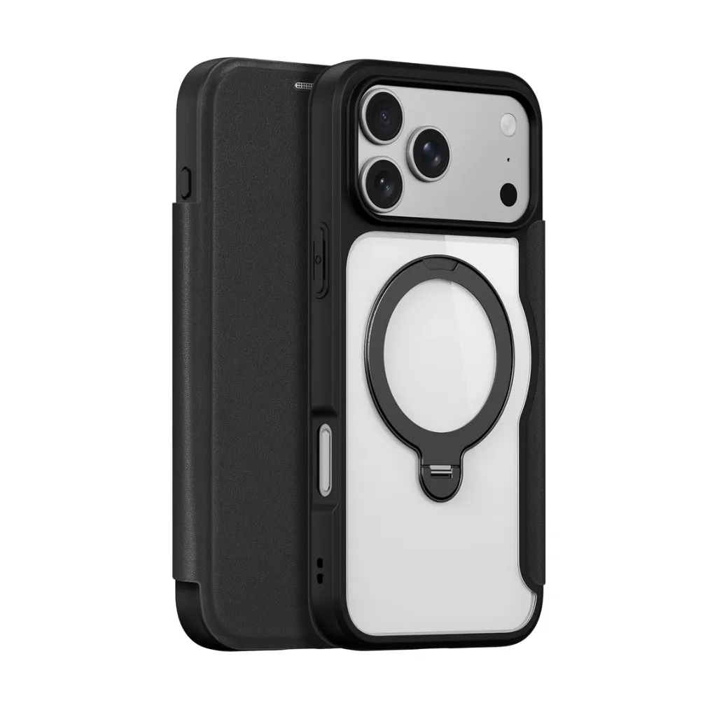Dux Ducis iPhone 17 Pro Max Skin X Pro Magnetic Flip Case - Black-2.webp