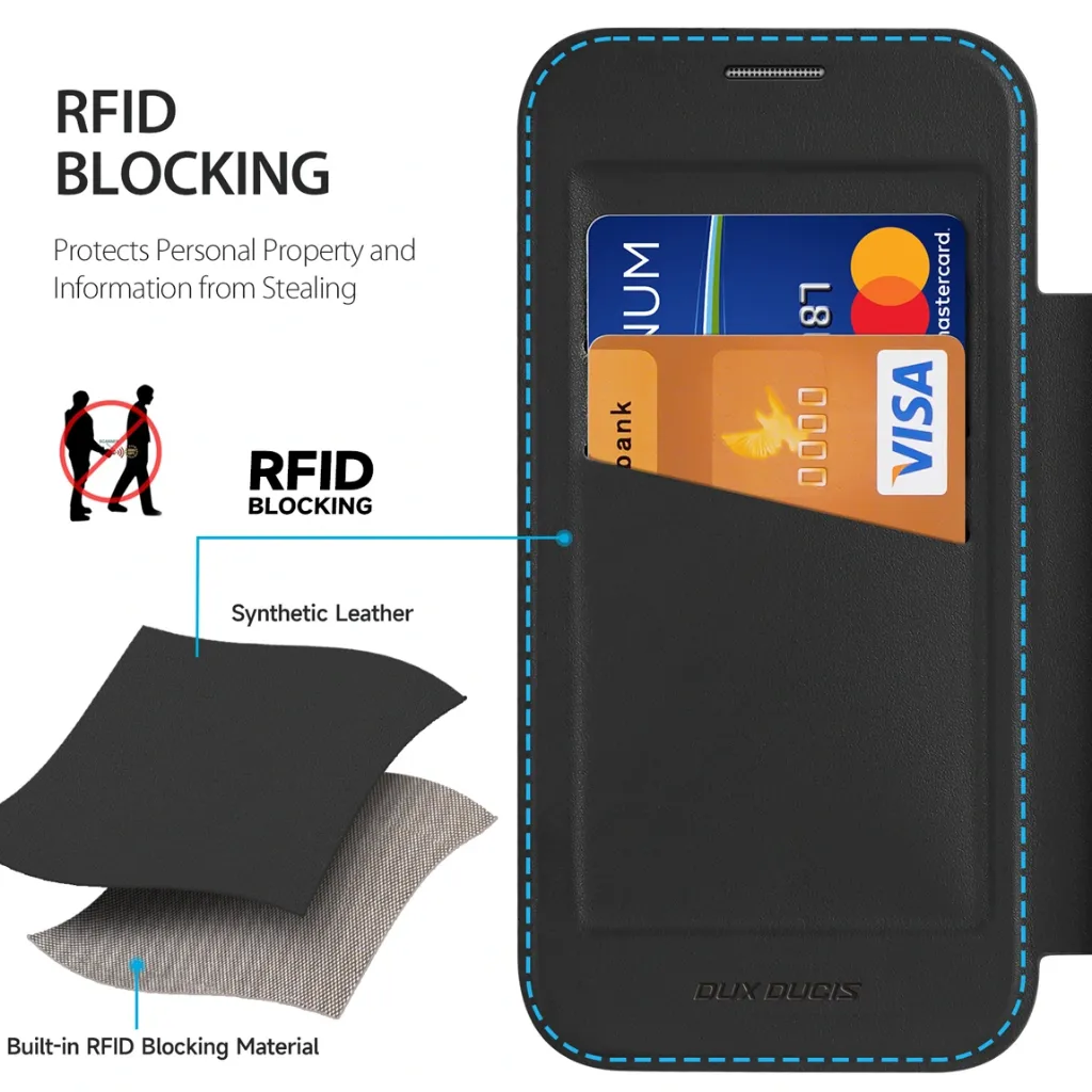 Dux Ducis iPhone 17 Pro Max Skin X Pro Magnetic Flip Case - Black-11.webp