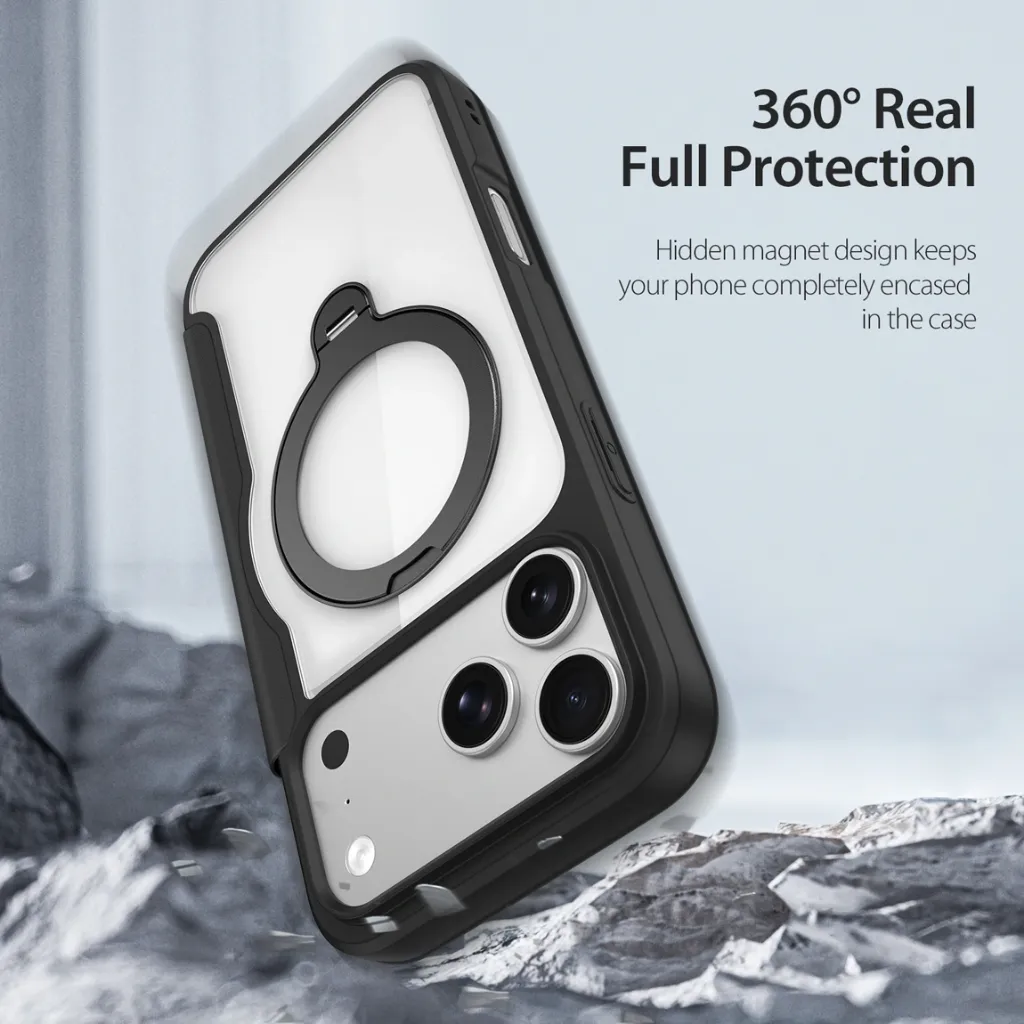 Dux Ducis iPhone 17 Pro Max Skin X Pro Magnetic Flip Case - Black-13.webp