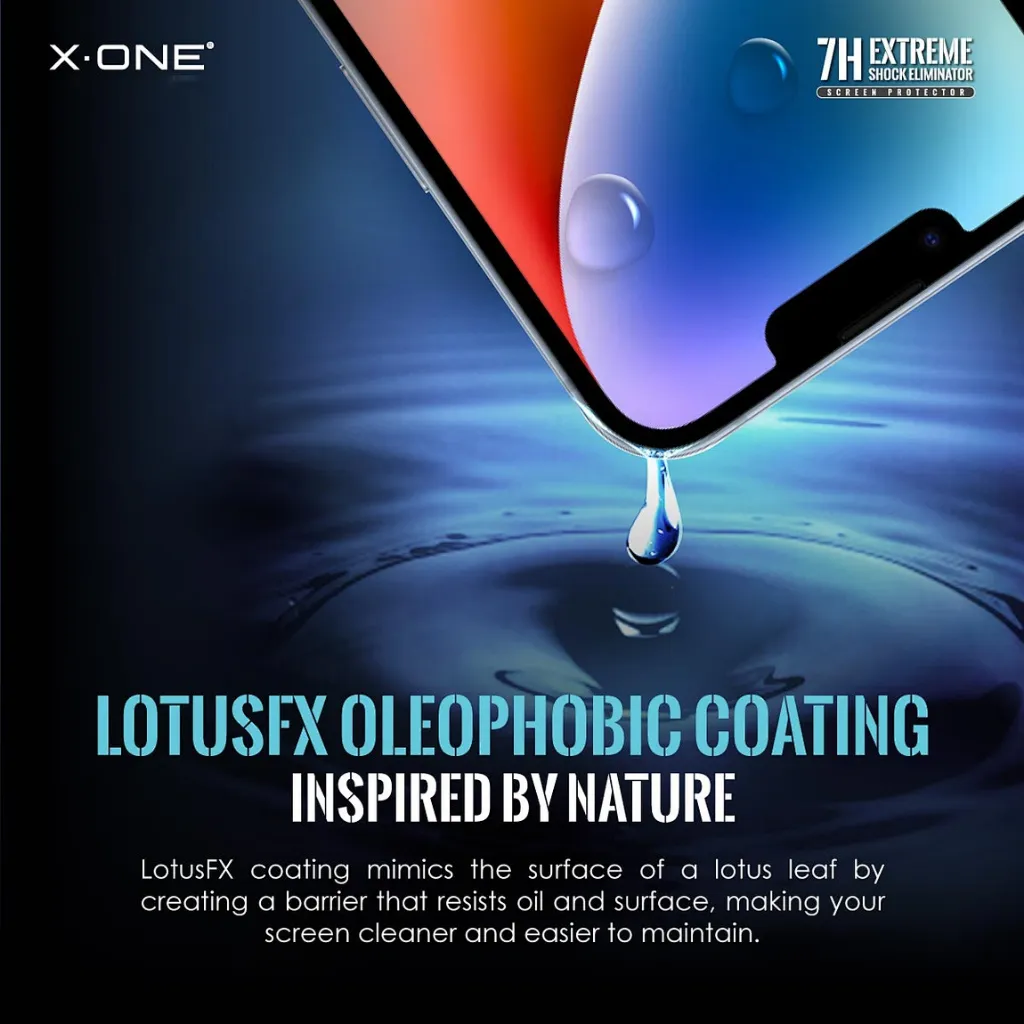 X.One 2.5D Full Cover 4Th Generation Extrem Shock Eilminator iPhone 15 Pro Max4.webp
