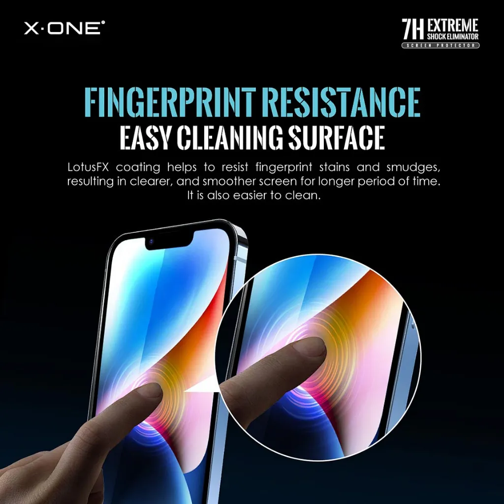 X.One 2.5D Full Cover 4Th Generation Extrem Shock Eilminator iPhone 15 Pro Max8.webp