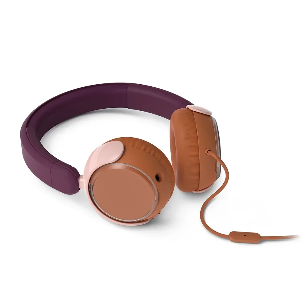 Philips Kids' on-ear headphones (TAK2000MP-00) - Magenta Purple-2.webp