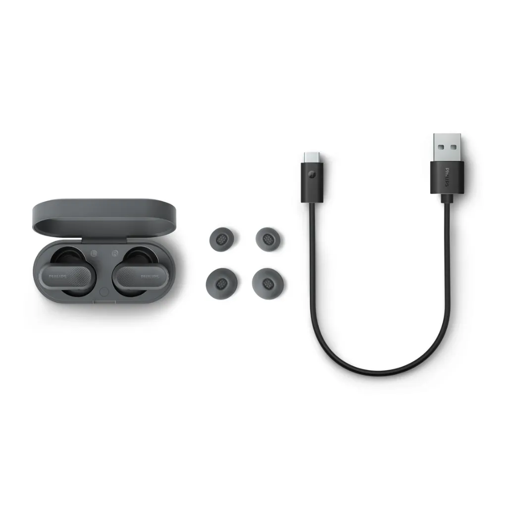 Philips True wireless headphones ( TAT3509WT-97 ) Gray-6.webp