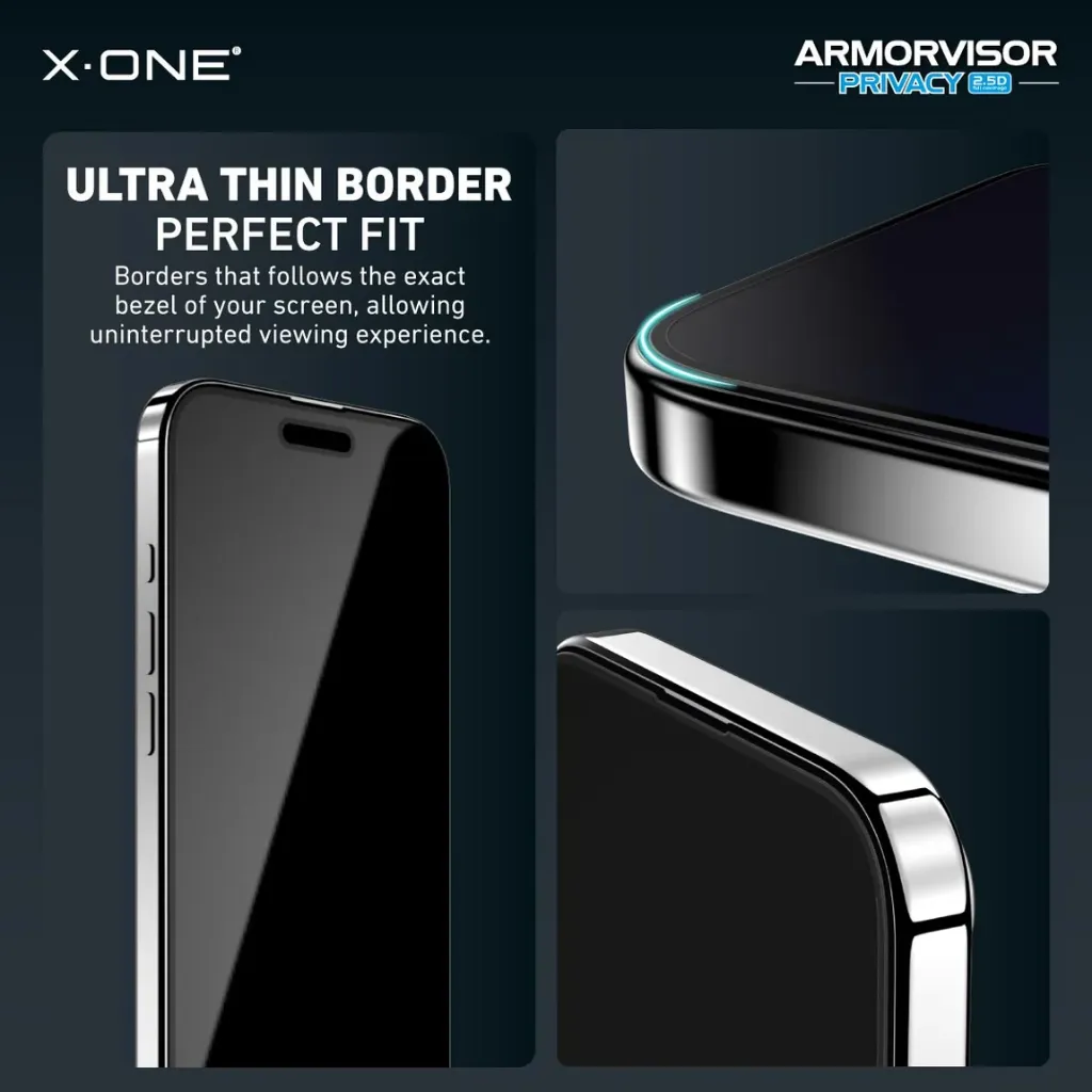 X-One Hybrid Polymer Impact – (Anti-Blue Light + Privacy) with Installer Kit For iPhone 17-9.webp