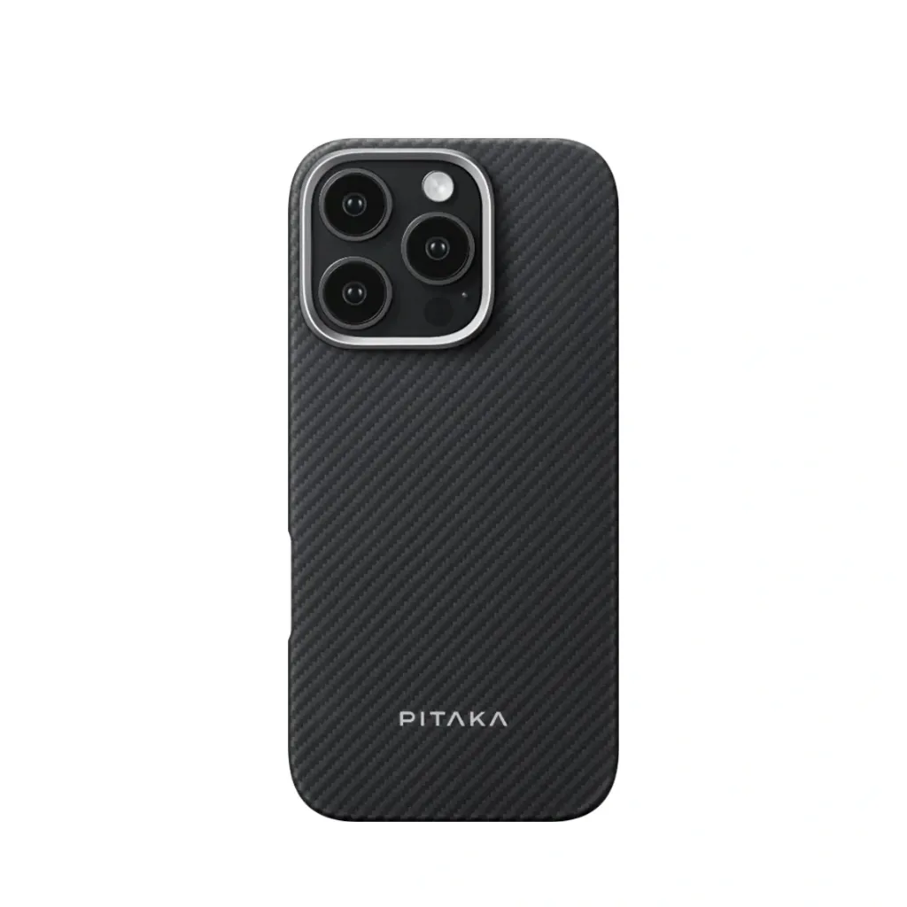 Pitaka Ultra Slim Case for iPhone 16 Pro - Black/Grey