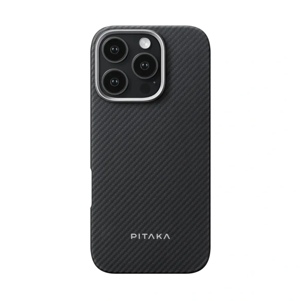 [70805601] Pitaka Ultra Slim Case for iPhone 16 Pro Max - Black/Grey