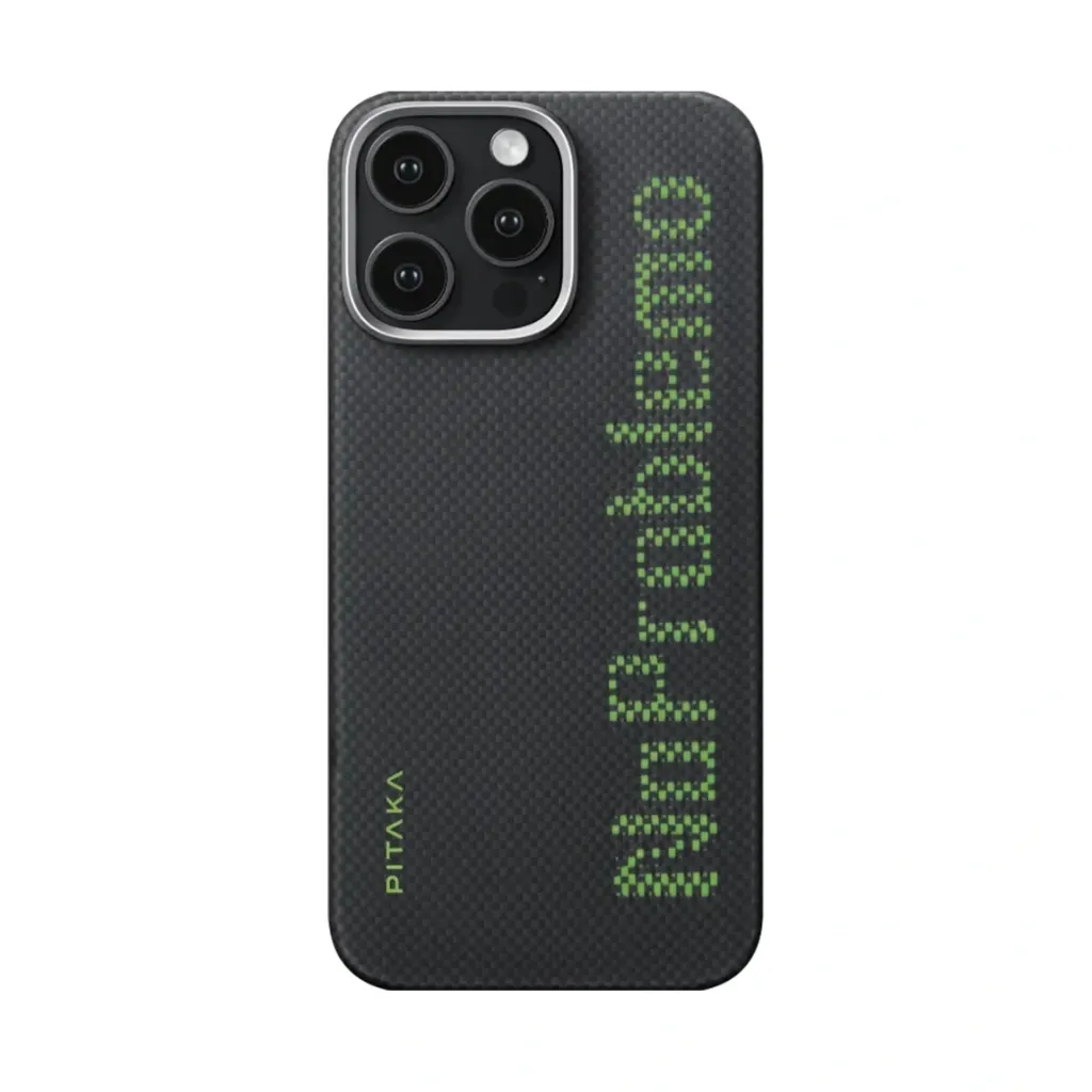 [70802601] Pitaka Aries Case for iPhone 16 Pro Max (NoProblemo) - Black