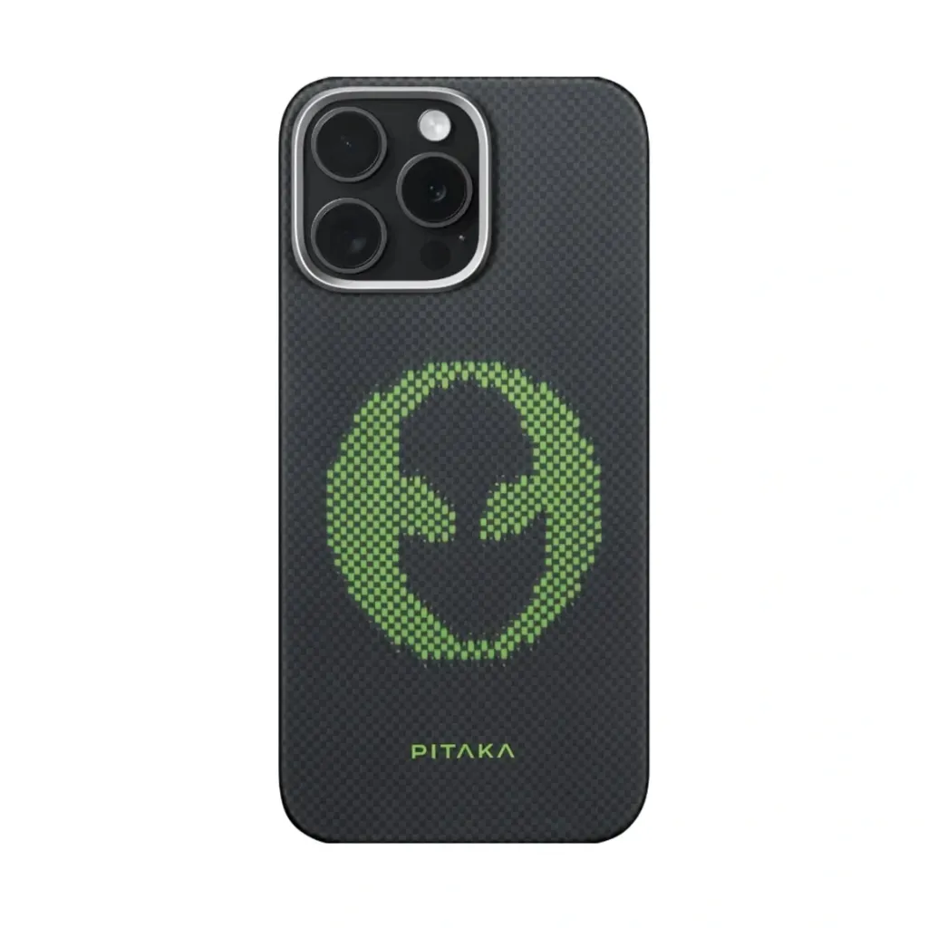 [70800901] PITAKA Aries Case for iPhone 16 Pro Max (Alien) - Black