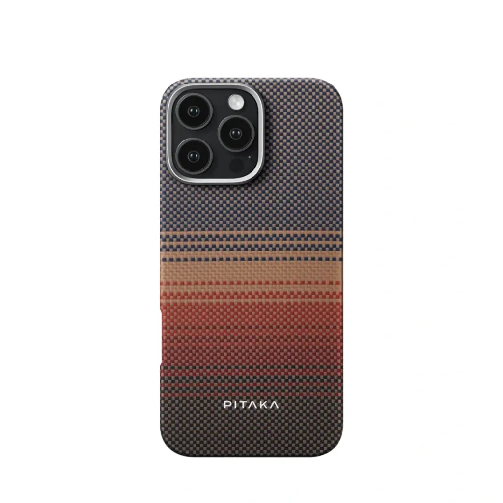 Pitaka Tactile Woven Case for iPhone 16 Pro - Sunset