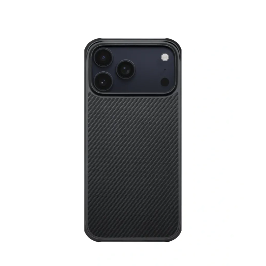 [70802001] Pitaka Aramid ProGuard Case iPhone 17 Pro - Black/Grey