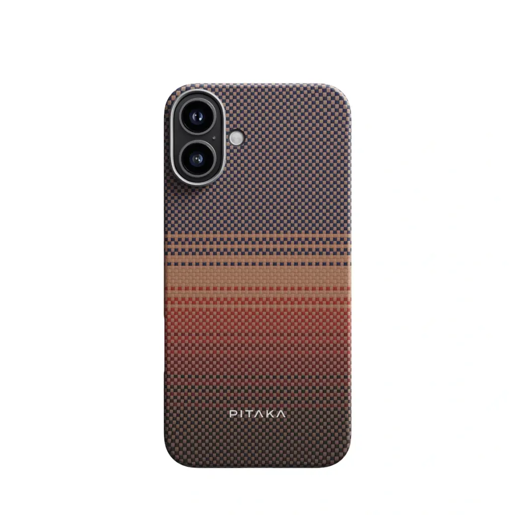 [70804501] Pitaka Tactile Woven Case for iPhone 16 - Sunset