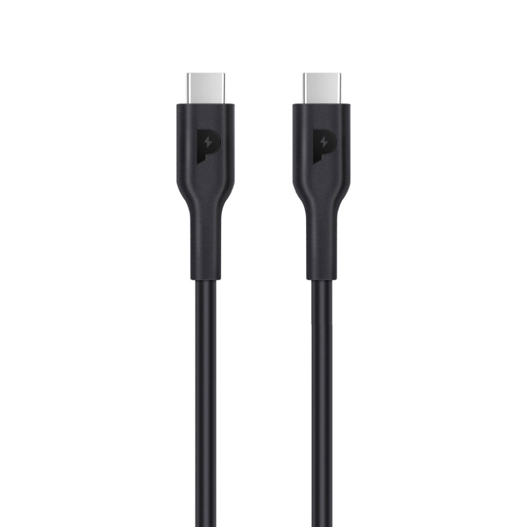 Powerology USB C Cable, USB C Braided to USB C Cabl 1.2m