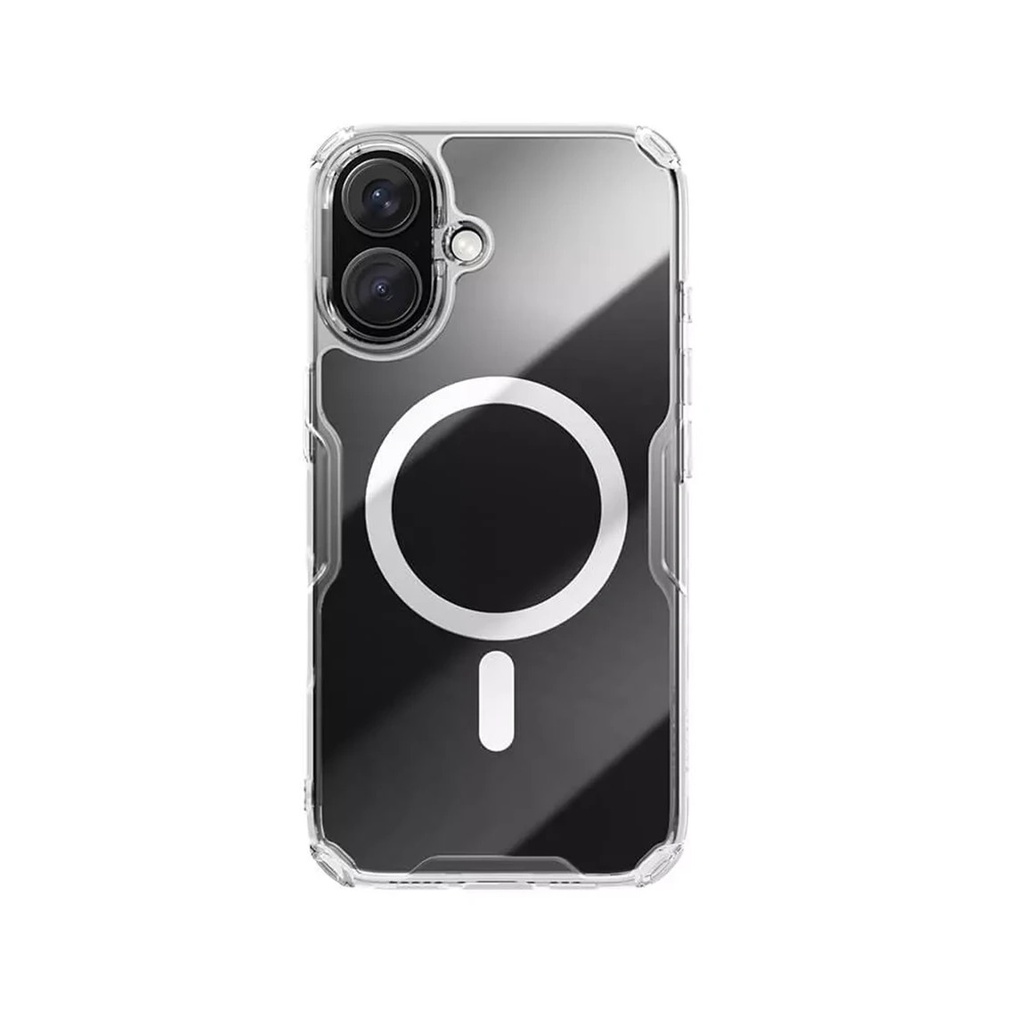 Nillkin Nature tpu pro Magnetic Case for iPhone 16 -Clear