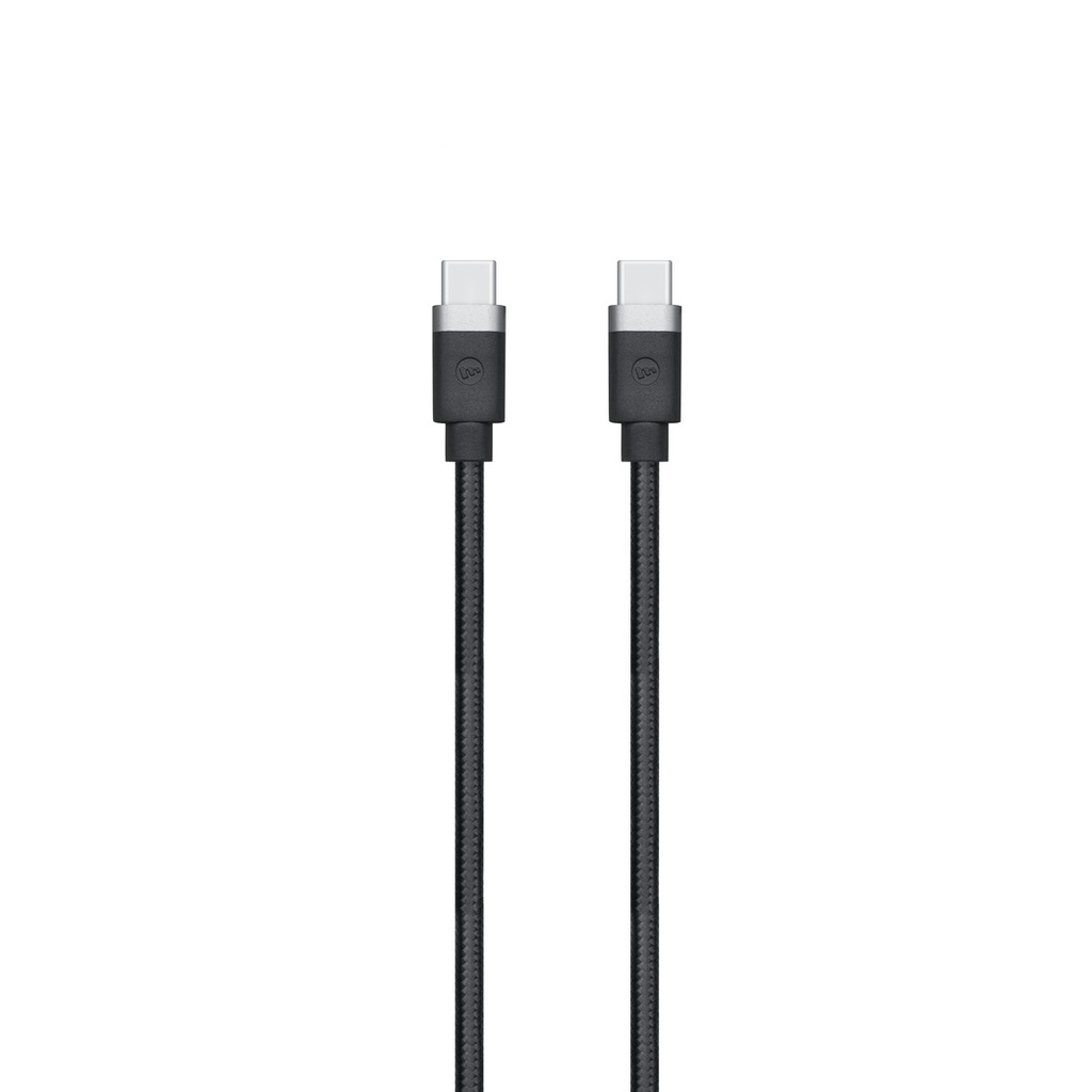 mophie USB-C Cable With USB-C connector (100w) charging cable - 2m Black
