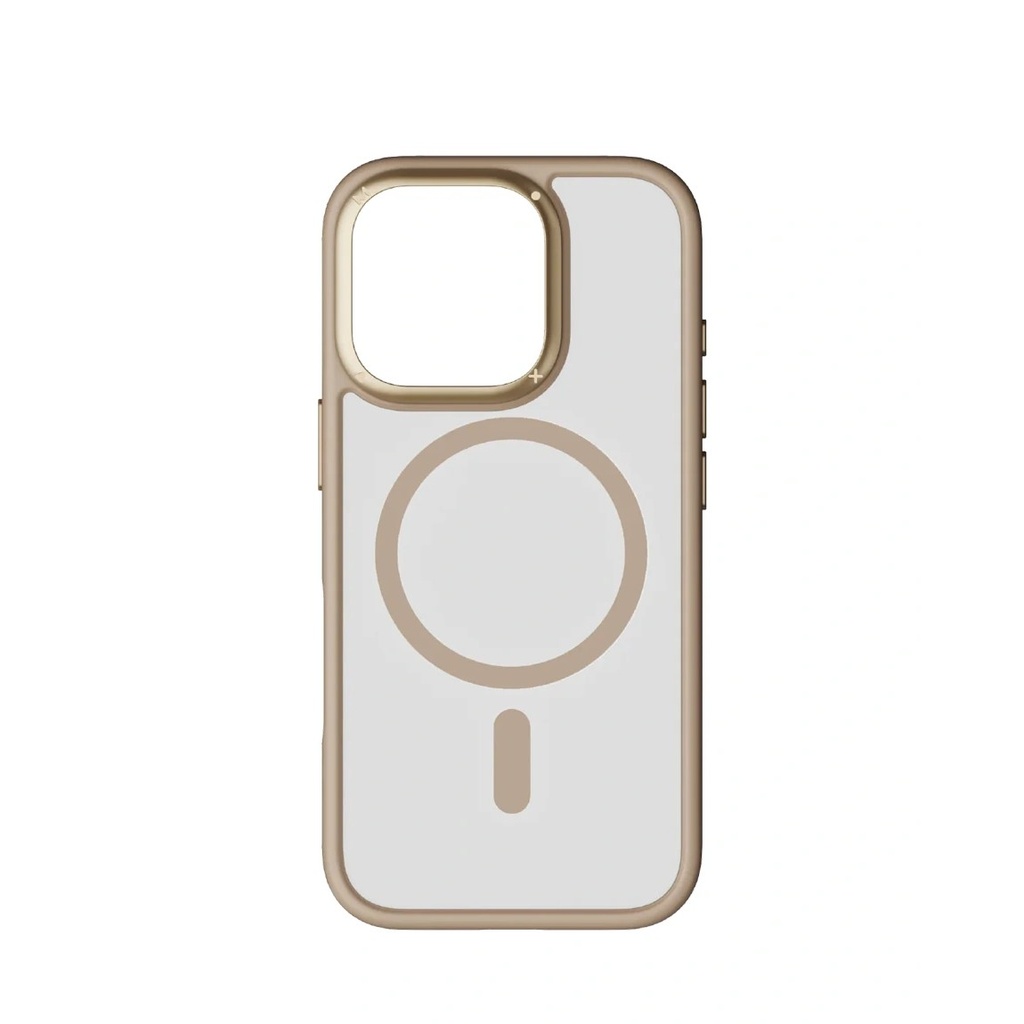 Momax Play Magnetic Case For Iphone 16 Pro - Gold