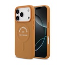 Karl Lagerfeld MagSafe PU Case with Karl RSG Logo Buttons for iPhone 17 Pro Max - Brown