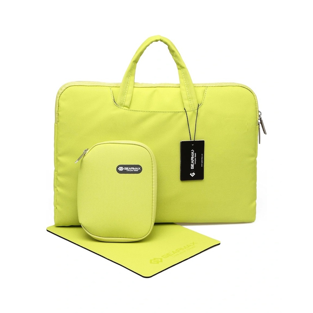 [72900501] Gearmax Campus Slim Case For 13.3 Inches Laptop – Yellow