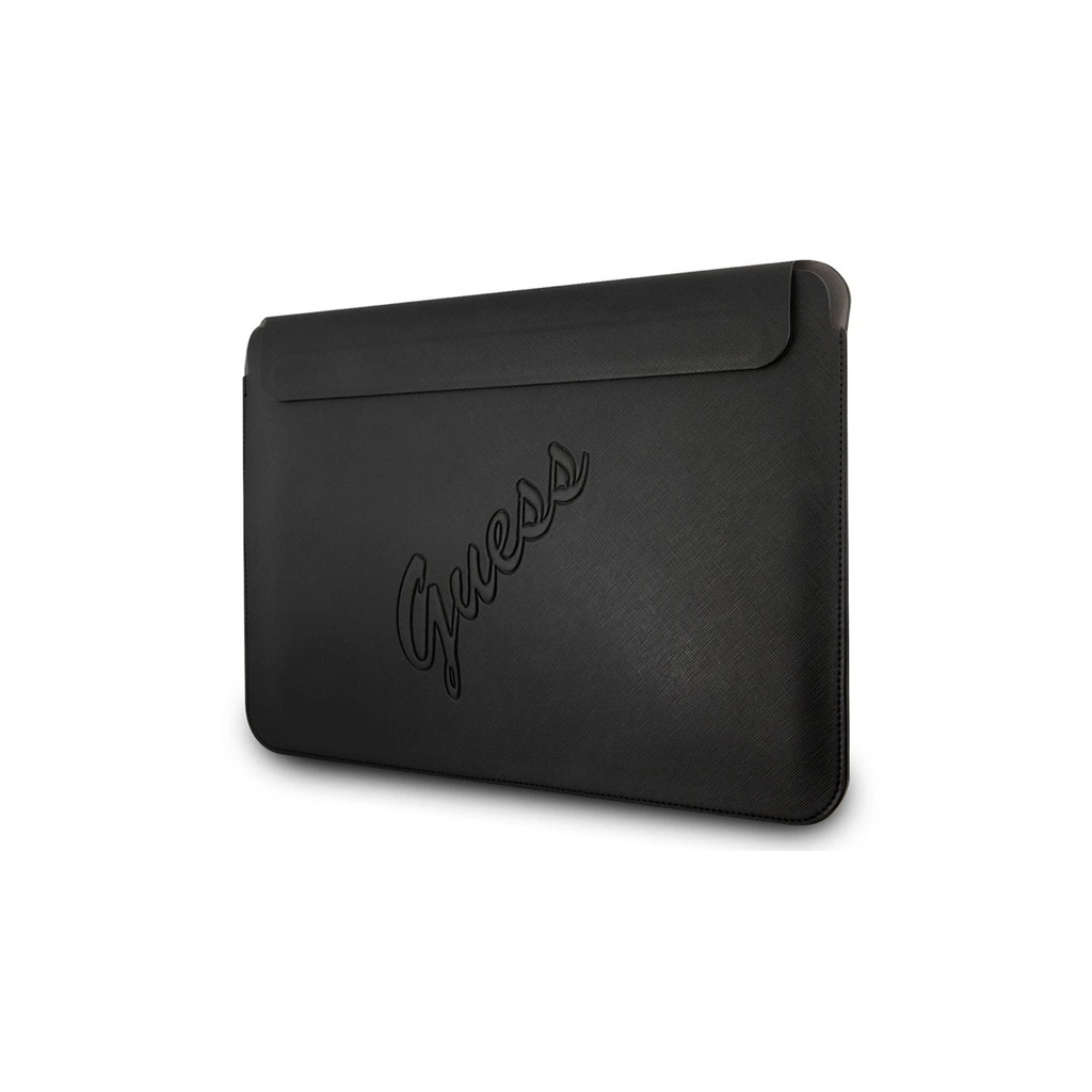 [73105701] Guess PU Saffiano Script Computer Sleeve 13 - Black