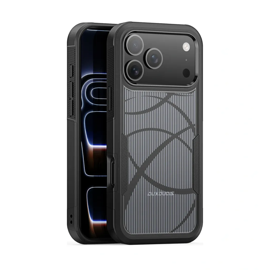 [72300601] Dux Ducis Shld Apple iPhone 17 Pro Max (Rhythm Pattern) - Black