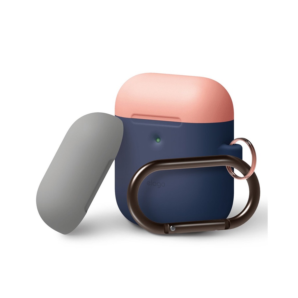 [72603401] Elago Duo Hang Wireless Chaging Case (Body Jean Indigo , Top-Peach Gray)