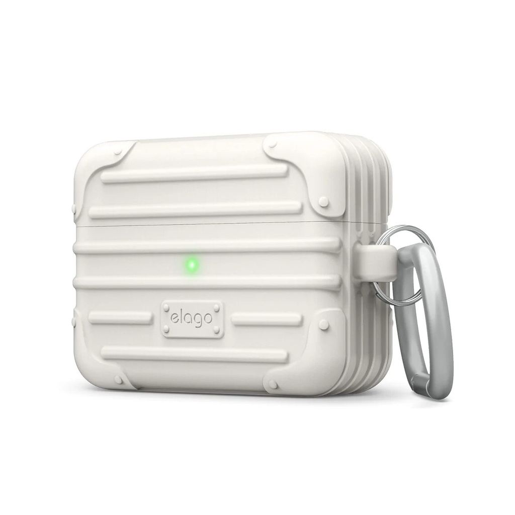 [72604201] Elago Suit Case for Apple Airpods Pro - White