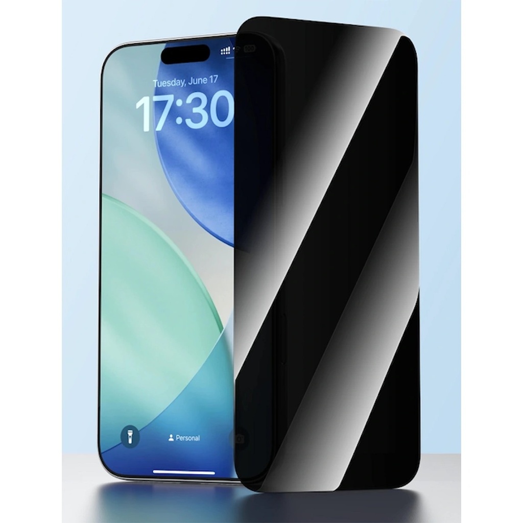 [72200901] DEVIA iPhone17 Pro Max Van Series Full Screen Privacy Tempered Glass (With Assist Tool)
