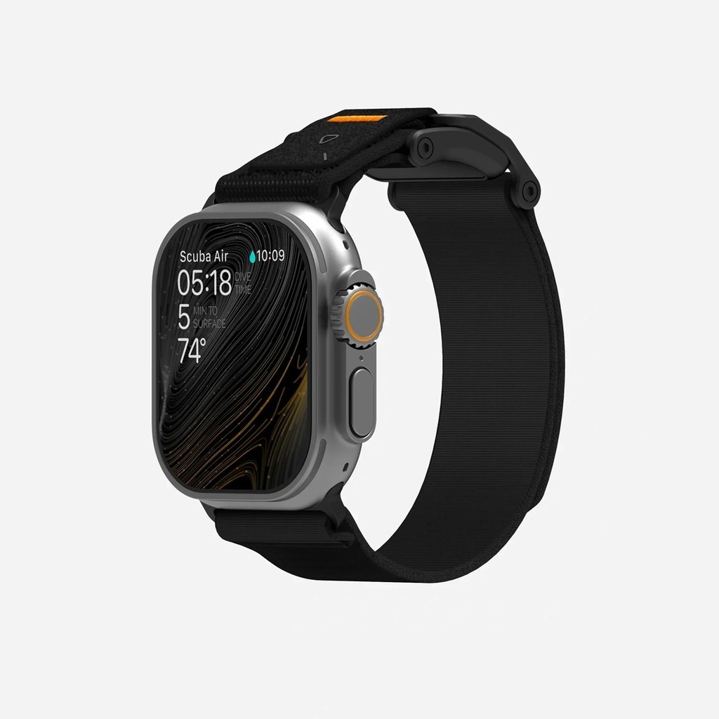 [71000101] AULUMU A11 MAG BUCKLE SLIM APPLE WATCH BAND 42-49MM-BLACK
