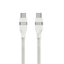 Anker Prime USB C to USB C Cable, 240W 3 ft FastCharging USB C Cable, Upcycled-Braided White