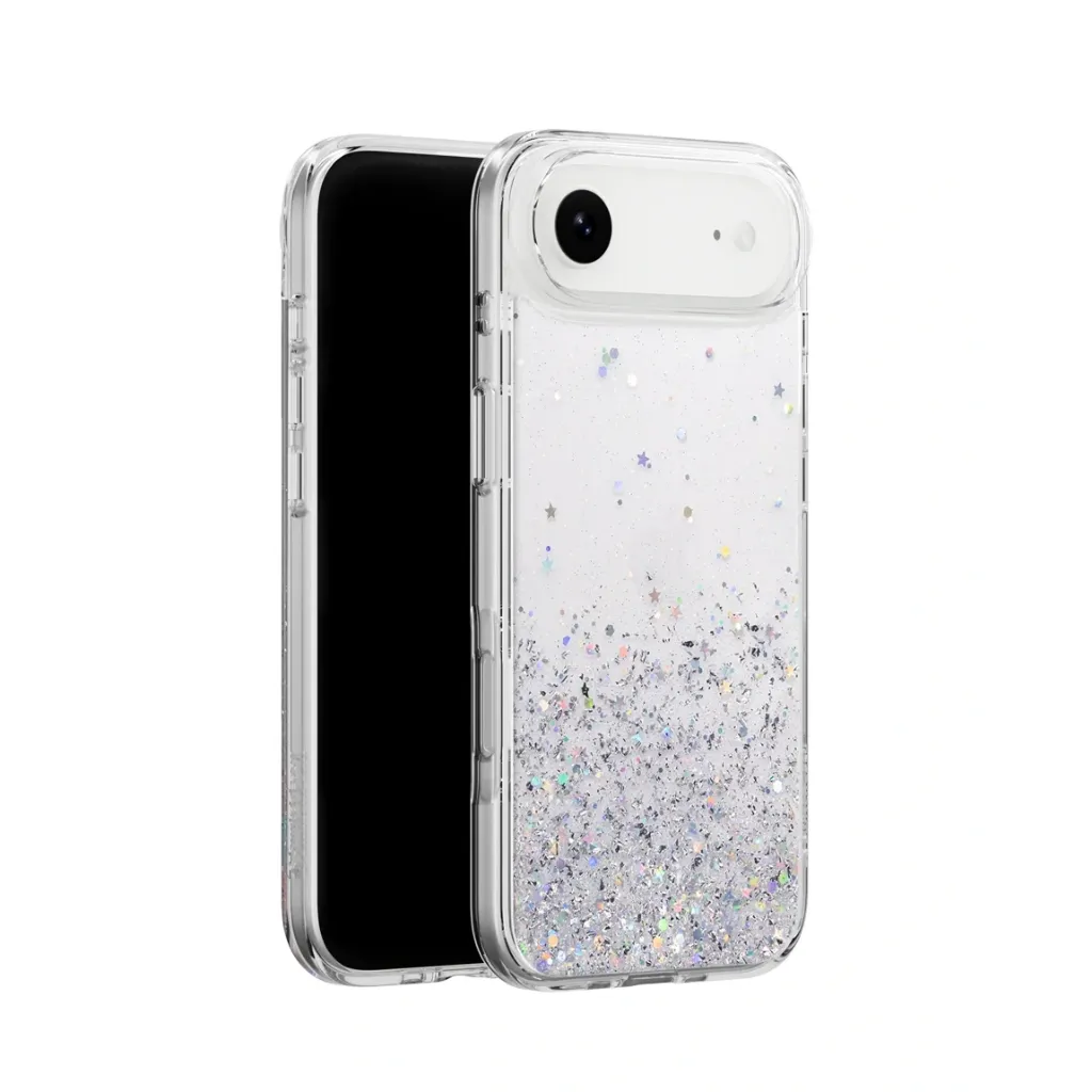 SwitchEasy Starfield 3D Glitter Shockproof Case for iPhone Air | MagSafe - Transparent
